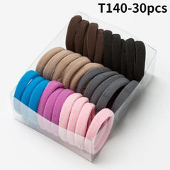 30pcs Hair Tie Elastic Rubber Band Ponytail Hair Rope