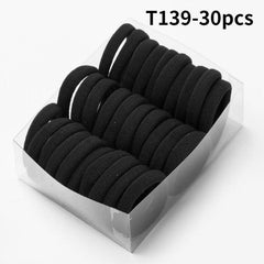 30pcs Hair Tie Elastic Rubber Band Ponytail Hair Rope