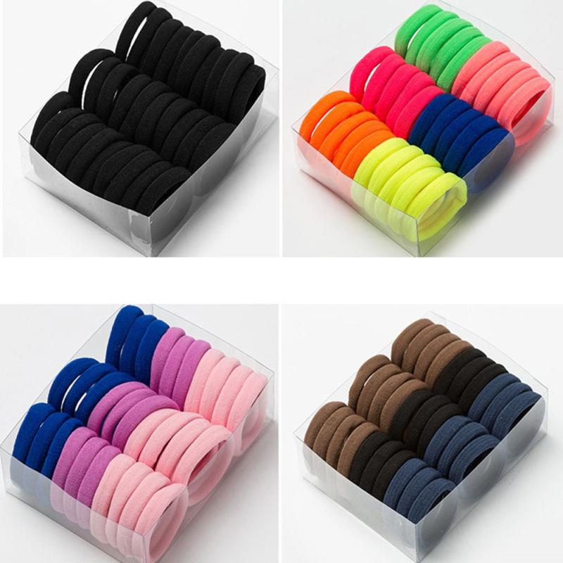 30pcs Hair Tie Elastic Rubber Band Ponytail Hair Rope