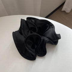 Vintage French Satin Scrunchies Silk Hair Ring