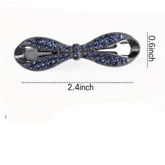 Crystal Bowknot Spring Clip Women's Hair Clip
