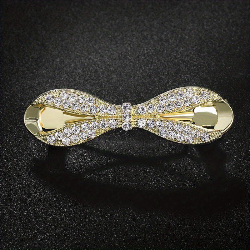 Crystal Bowknot Spring Clip Women's Hair Clip