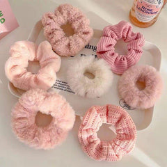 Classic Hair Scrunchies For Women Hair Ties