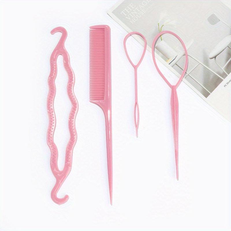 Magic Hair Styling Accessories Kit Hair Loop Hair Braiding Tool Comb