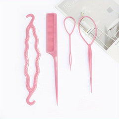 Magic Hair Styling Accessories Kit Hair Loop Hair Braiding Tool Comb