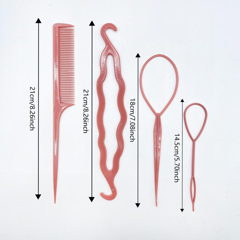 Magic Hair Styling Accessories Kit Hair Loop Hair Braiding Tool Comb