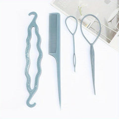 Magic Hair Styling Accessories Kit Hair Loop Hair Braiding Tool Comb