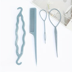Magic Hair Styling Accessories Kit Hair Loop Hair Braiding Tool Comb
