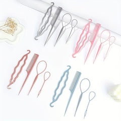 Magic Hair Styling Accessories Kit Hair Loop Hair Braiding Tool Comb