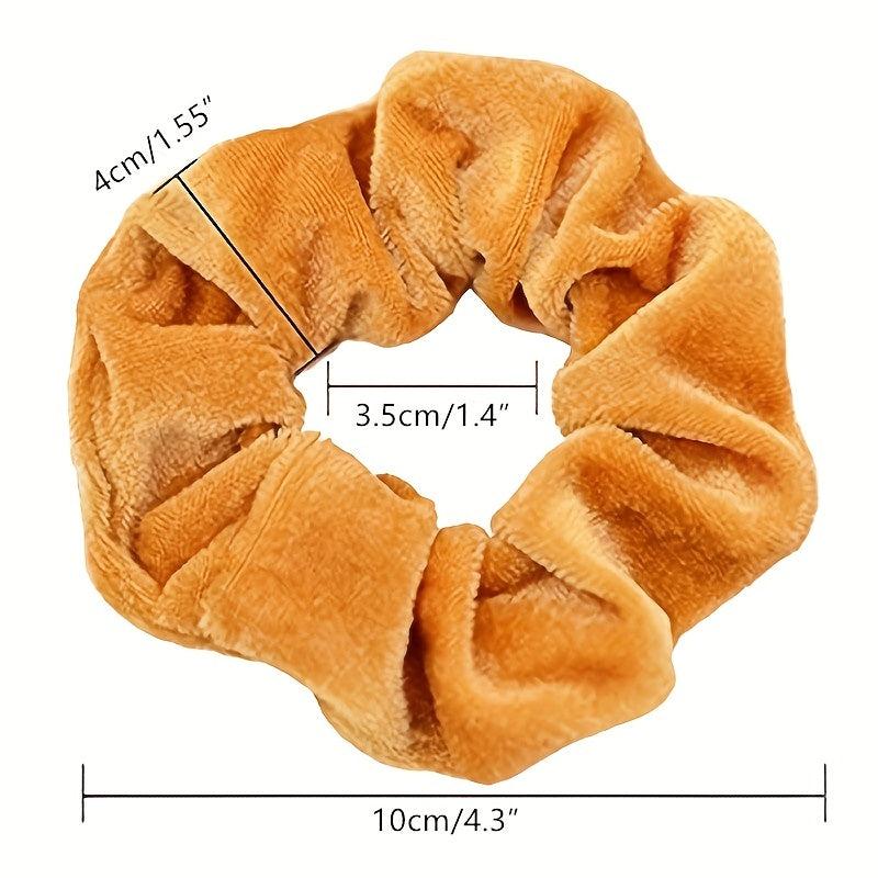 45 Pcs Velvet Hair Scrunchies Elastic Hair Bands for Women Girls