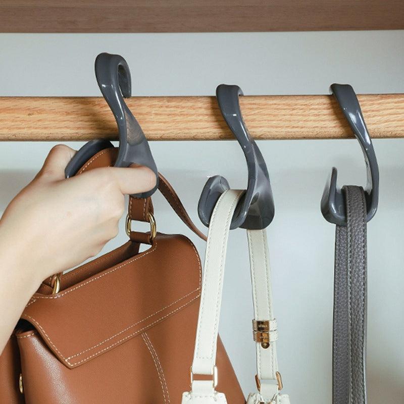 Arch Coat Rack Hanger Stand Handbag Hooks Space Saving Bag Holders