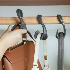 Arch Coat Rack Hanger Stand Handbag Hooks Space Saving Bag Holders