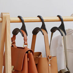 Arch Coat Rack Hanger Stand Handbag Hooks Space Saving Bag Holders