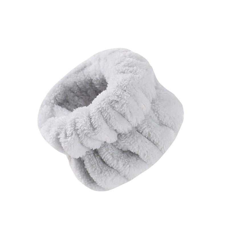 2pcs Microfiber Wrist Wash Towel Band - Absorbent Wrist Sweatband for Women