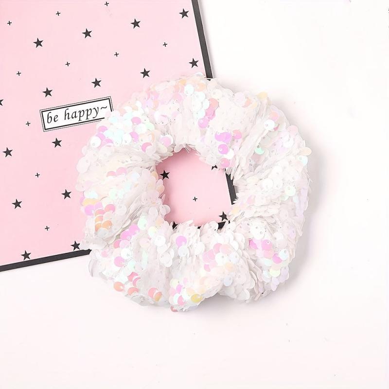 Sequined Scrunchie Large Hair Tie Head Accessory