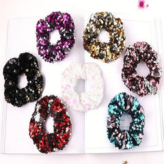 Sequined Scrunchie Large Hair Tie Head Accessory