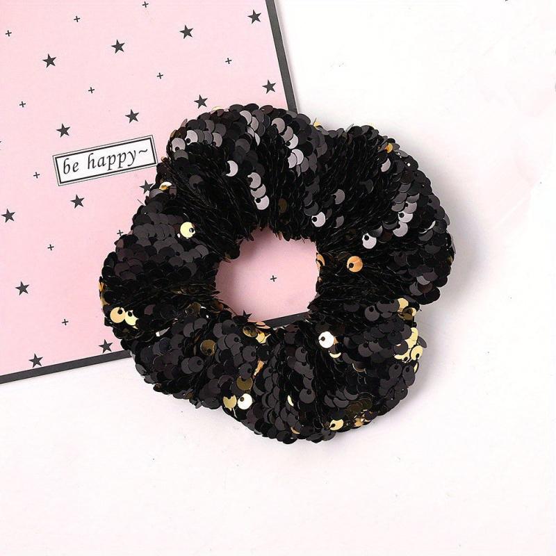 Sequined Scrunchie Large Hair Tie Head Accessory