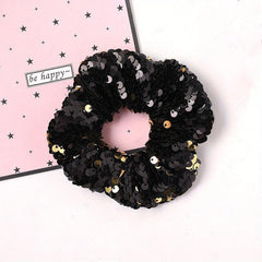Sequined Scrunchie Large Hair Tie Head Accessory