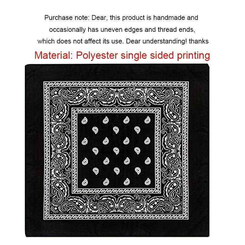 55 Square Paisley Print Scarf Bandana Headband Wrap
