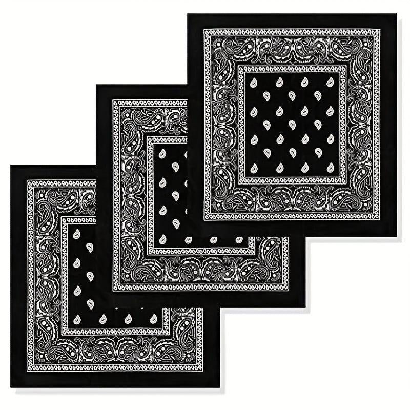 55 Square Paisley Print Scarf Bandana Headband Wrap