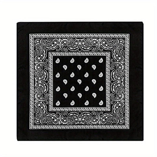 55 Square Paisley Print Scarf Bandana Headband Wrap