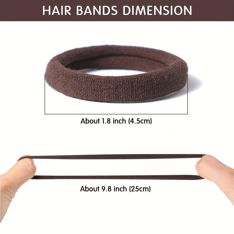 Solid Hair Tie Style Hair Rope Elastic Ponytail Holder Hair Ring Women Girls Hai