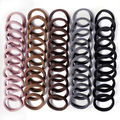 Solid Hair Tie Style Hair Rope Elastic Ponytail Holder Hair Ring Women Girls Hai