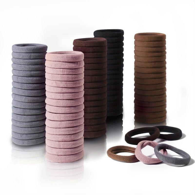 Solid Hair Tie Style Hair Rope Elastic Ponytail Holder Hair Ring Women Girls Hai