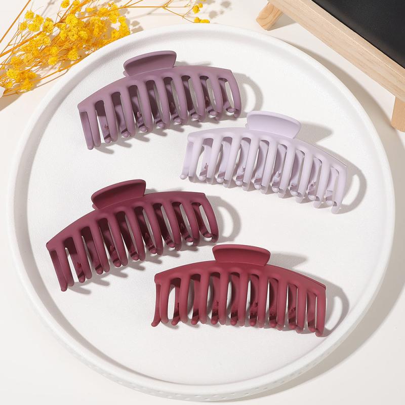 4pcs Hair Claw Clips For Women Large Claw Clip For Thin Thick Curly Hair