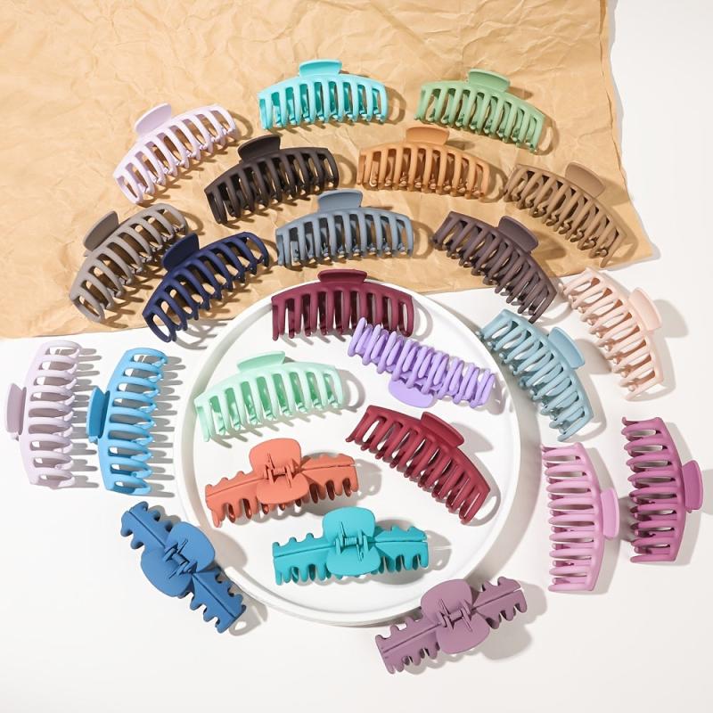 4pcs Hair Claw Clips For Women Large Claw Clip For Thin Thick Curly Hair