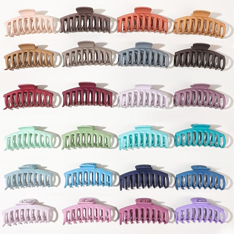 4pcs Hair Claw Clips For Women Large Claw Clip For Thin Thick Curly Hair