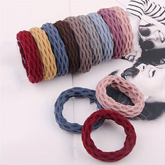 10pcs Hair Tie Elastic Rubber Band Hair Accessories