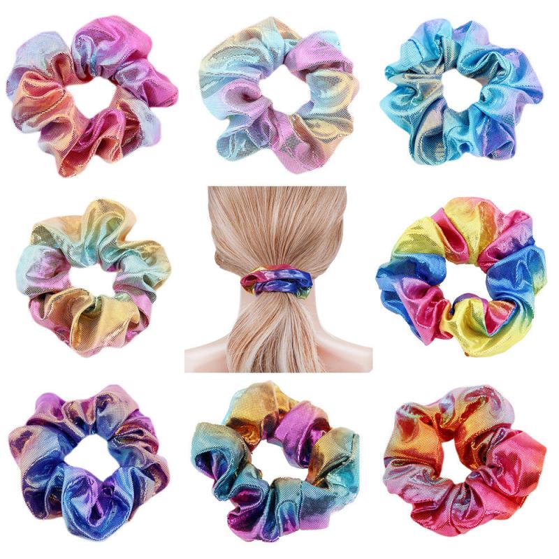 10pcs Mermaid Hair Scrunchies for Dance Party