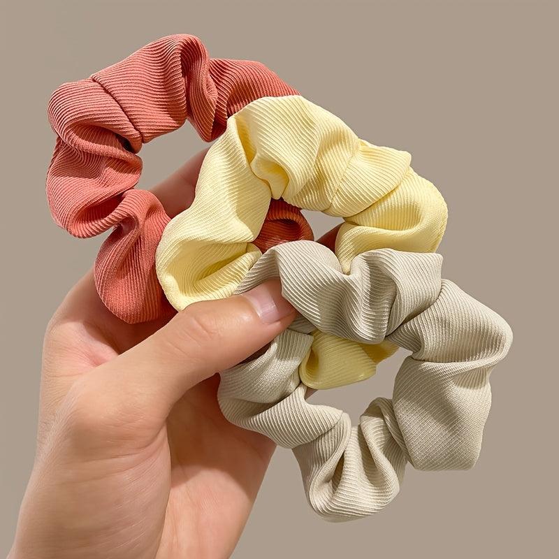 5pcs Scrunchies Rings Ponytail Hair For Girls Ties Ropes Bands Elastic Women