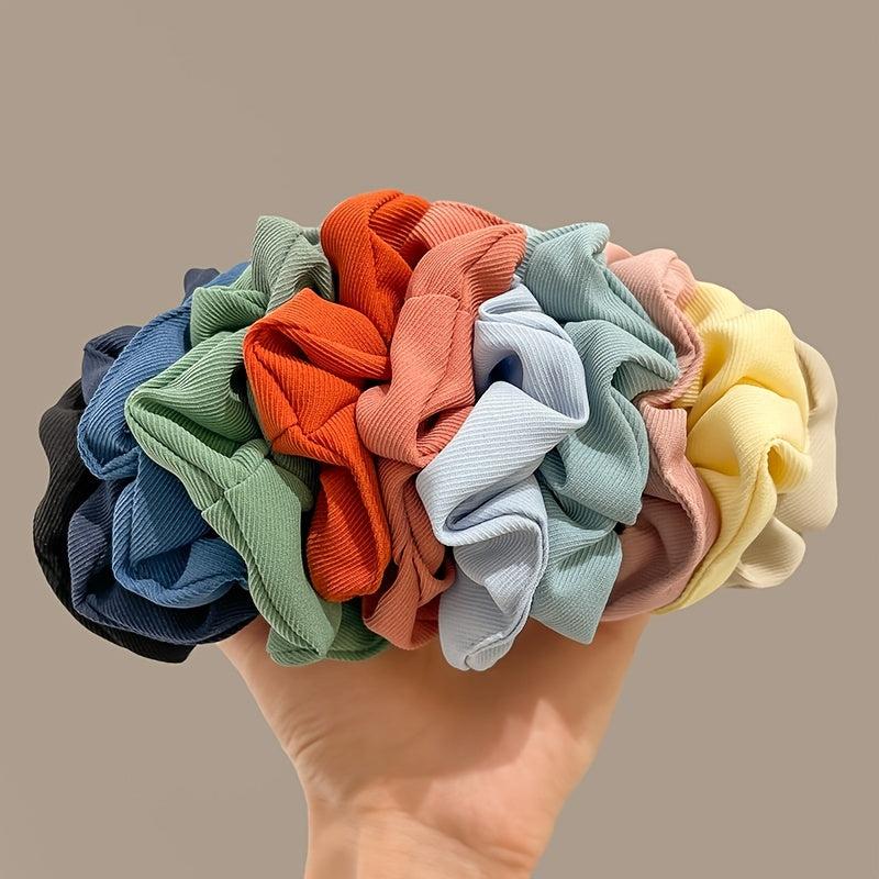 5pcs Scrunchies Rings Ponytail Hair For Girls Ties Ropes Bands Elastic Women