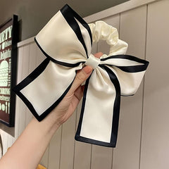 Summer Bow Hair Ring Women's And Streamer Big Hair Ring Hair Accessories