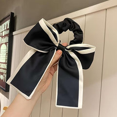 Summer Bow Hair Ring Women's And Streamer Big Hair Ring Hair Accessories