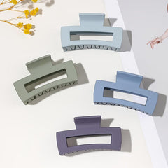 4pcs Matte Hair Claw Clips Medium Size Hair Clamps for Thick Hair