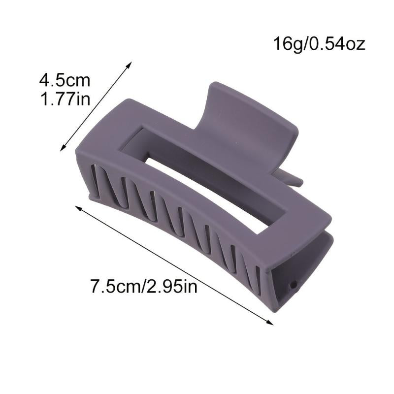 4pcs Matte Hair Claw Clips Medium Size Hair Clamps for Thick Hair