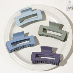 4pcs Matte Hair Claw Clips Medium Size Hair Clamps for Thick Hair