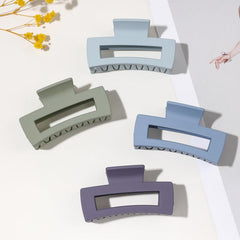 4pcs Matte Hair Claw Clips Medium Size Hair Clamps for Thick Hair