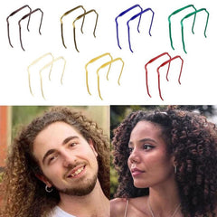 Invisible Plastic Hair Hoop for Thick Curly Hair, Headband Hairstyle Fixing Tool