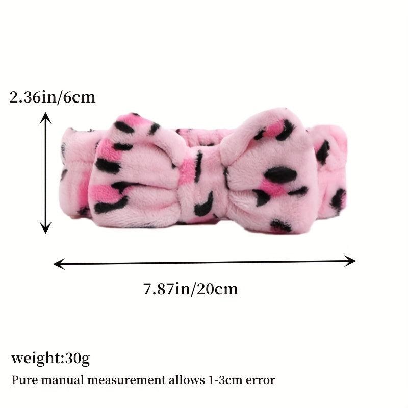 Plush Headband Wash Face Coral Fleece Head Hoop Women's Hair Accessories