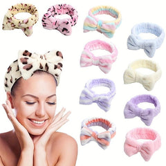 Plush Headband Wash Face Coral Fleece Head Hoop Women's Hair Accessories