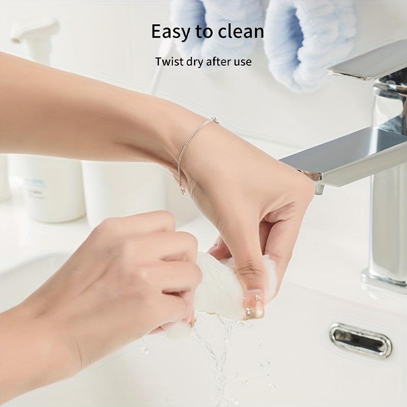 2pc Face Washing Wristband with Waterproof Sleeve
