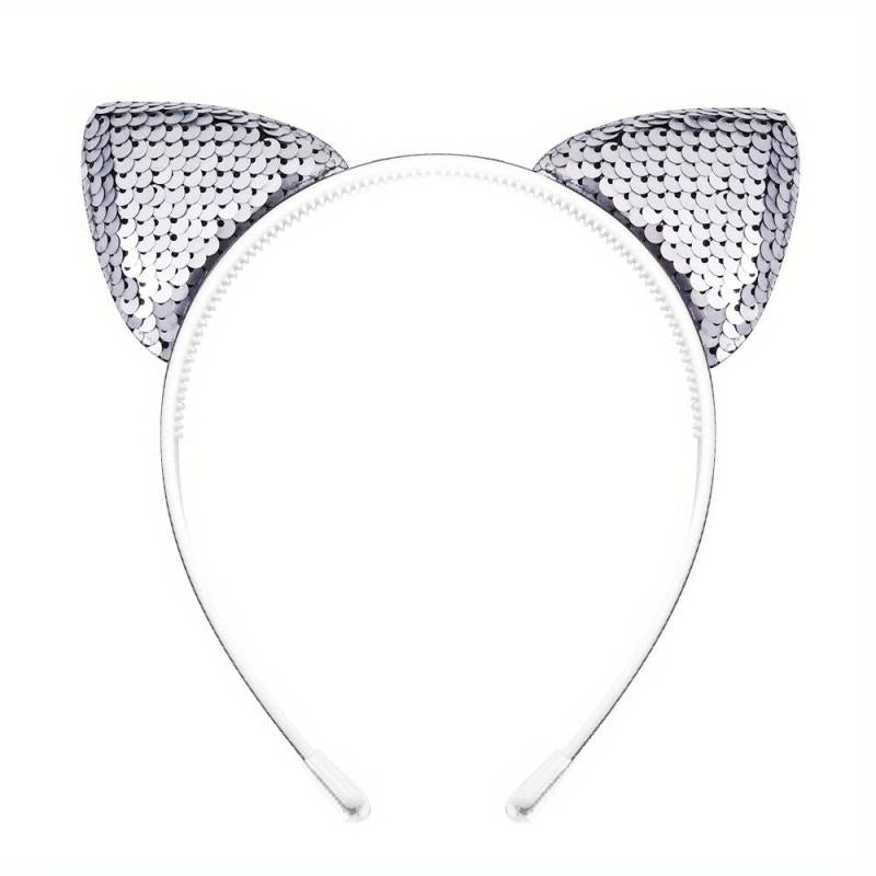 Gradient Holographic Cat Ears Headband