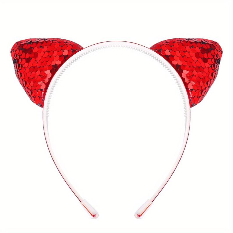 Gradient Holographic Cat Ears Headband