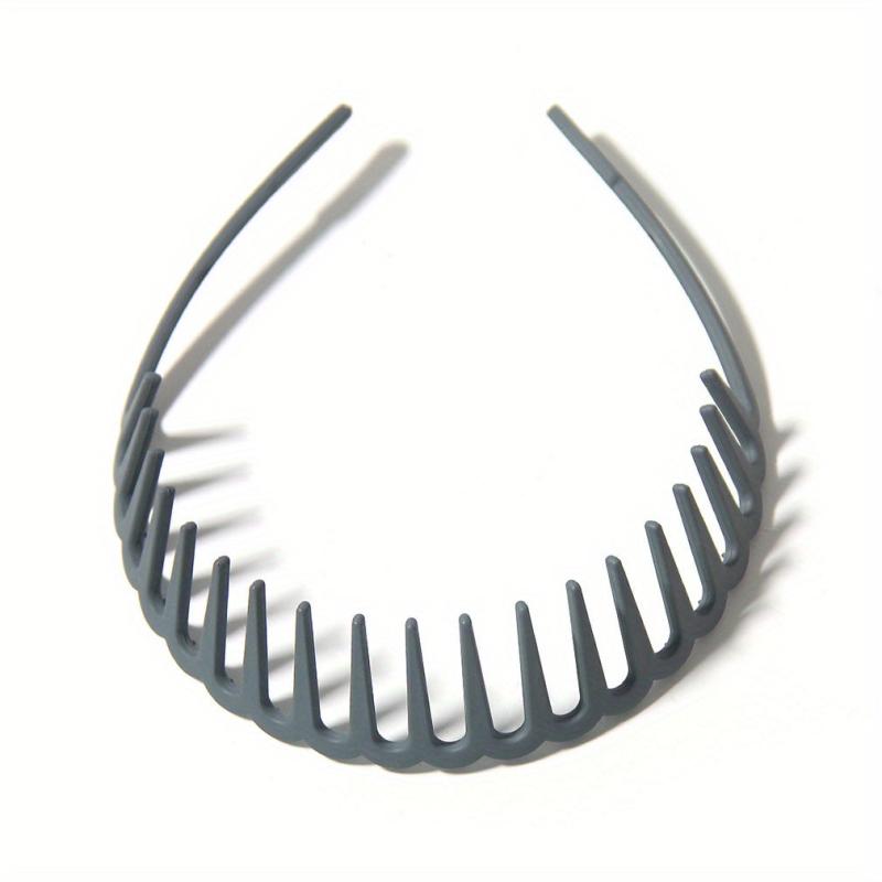 Colorful Matte Head Hoop Toothed Headband Hair Accessories