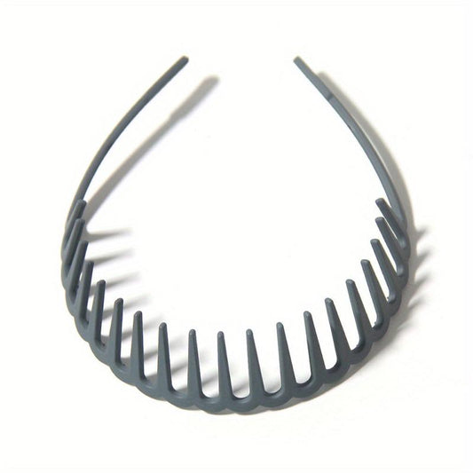 Colorful Matte Head Hoop Toothed Headband Hair Accessories