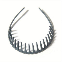 Colorful Matte Head Hoop Toothed Headband Hair Accessories